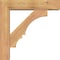 Ekena Millwork Balboa Block Smooth Bracket w/ Offset Brace, Western Red Cedar, 5 1/2"W x 22"D x 22"H BKT0604X22X22BOA05SWR - alternate 4